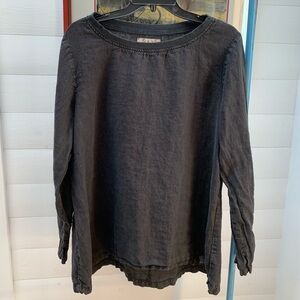Flax Urban Popover Linen Top Pullover